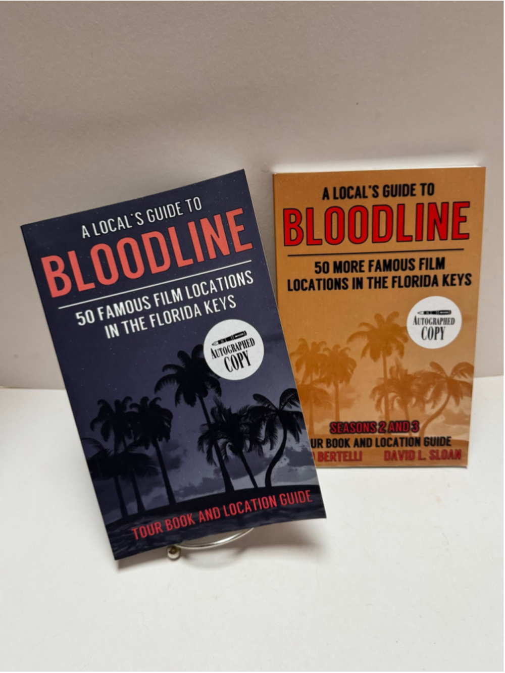 Autographed Bloodline Florida Keys Film Location Guide Books, Seasons 1, 2 & 3